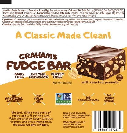 Roasted Peanut Fudge Bar — Roasted Peanut