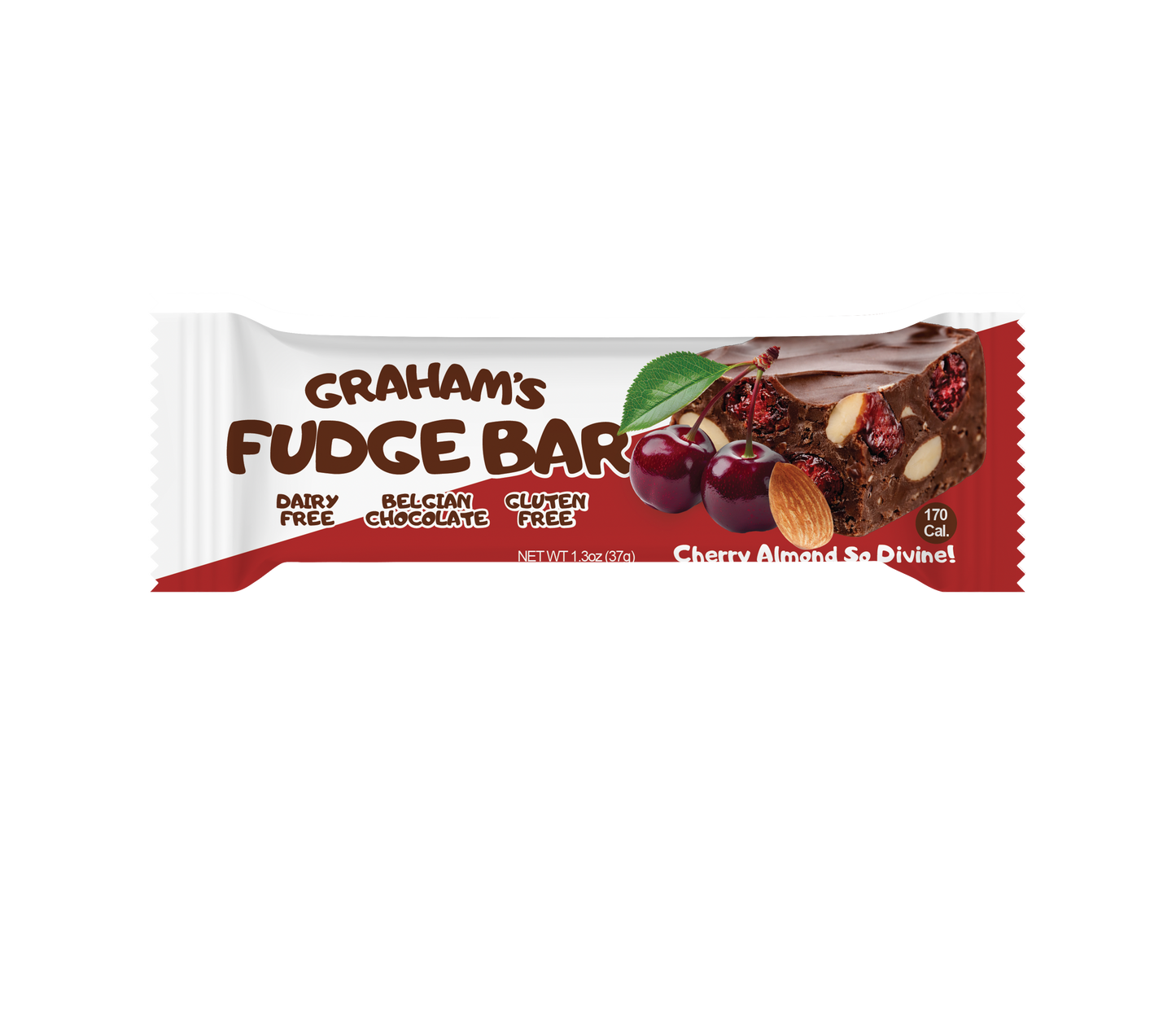 Cherry Almond Fudge Bar — Cherry Almond