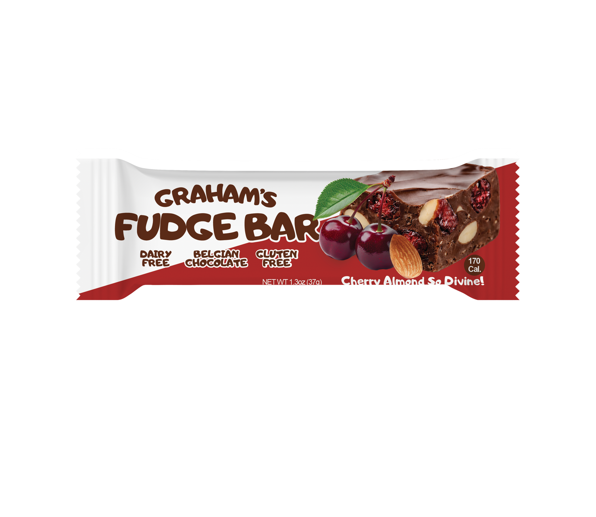 Cherry Almond Fudge Bar — Cherry Almond